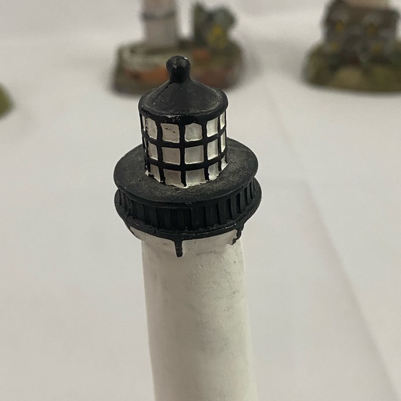 Tradewind Bay By the Shore Polystone White Lighthouse with Attached House - Picture 3 of 11